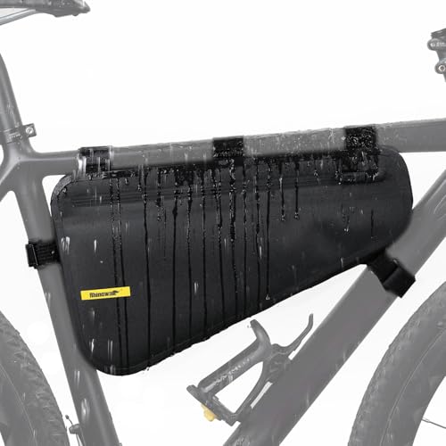 Rhinowalk Fahrrad Rohrtasche Rahmentasche Triangeltasche Wasserdicht Dreieck Fahrradtasche für Mountainbike Rennrad