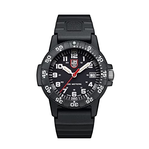 Luminox Leatherback SEA Turtle XS.0301.L Herrenuhr Klein 39mm - Militäruhr in Schwarz mit Datumsanzeige 100m wasserdicht