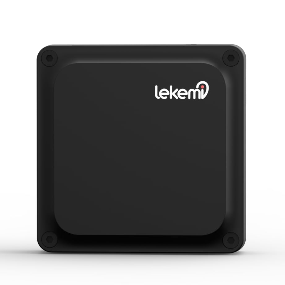 Lekemi L11 Location GPS Tracker Auto mit Kostenloser App, Leistungsstarker Magnet und 6000mAh Akku Schwarze Farbe