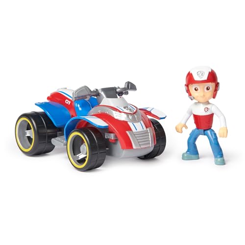 PAW PATROL, Rettungs-Quad mit Ryder-Figur (Sustainable Basic Vehicle/Basis Fahrzeug), Spielzeug für Kinder ab 3 Jahren
