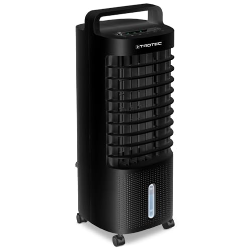 TROTEC Luftkühler mit Wasserkühlung PAE 11 B – Mobiler 3-in-1 Verdunstungs-Kühler, Luftbefeuchter, Ventilator mit 3l Tank, Nachtmodus und Timer