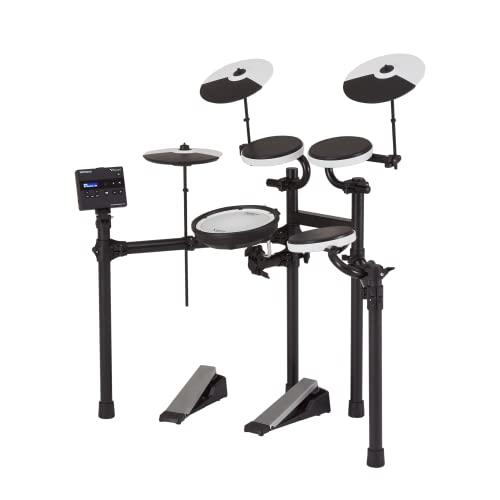 Roland TD-02KV V-Drums | Elektronisches Drumkit mit dynamischer Spielbarkeit, geräuschreduzierenden Features, Mesh-Head Snare, großzügigem Aufbau wie bei einem Akustik-Schlagzeug