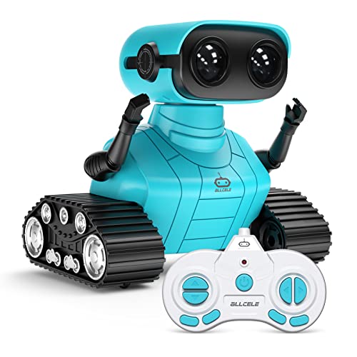RC Roboter mit Musik inkl Fernbedienung Spielzeug mit Gestensteuerung LED Augen 