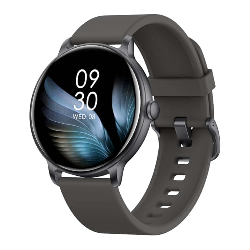ZPPSNFIT Smartwatch Damen Herren, 1.43 Zoll AMOLED-Display Smart Watch mit Bluetooth Anrufe, Fitness Tracker mit Herzfrequenz Schlafmonitor, IP68 Wasserdicht Fitnessuhr für Android iOS