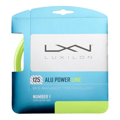 Wilson Unisex – Erwachsene ALU Power 125 LE Strings, Hellgrün, 12,2 Meter