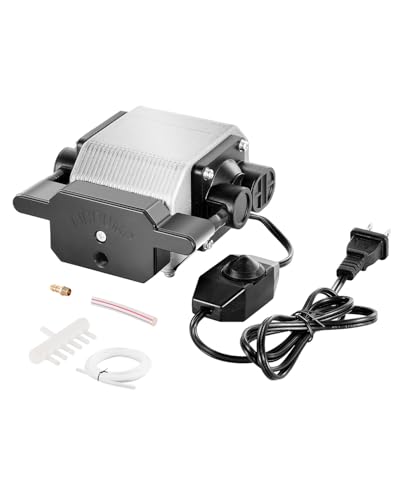 VEVOR Air Assist 30 L/min, Luftunterstützungsset für Lasergravierer, beseitigt Rauch & Staub, reduziert die Oberflächentemperatur, schützt die Laserlinse, zum Lasergravieren von Holz & Metall