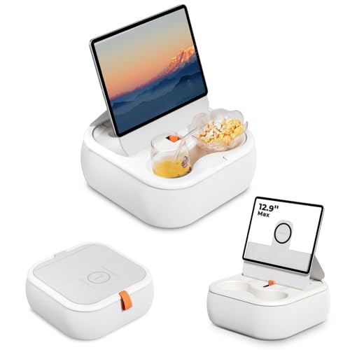 SupeDesk Kindle Halterung Kissen,Tablet Ständer,ipad Ständer magnetisch,Handyhalter,kompatibel mit 4-13' Telefon/Tablet/Kindle,gemütlicher Kissenständer mit Schale für Schoß,Bett,Sofa,Schreibtisch