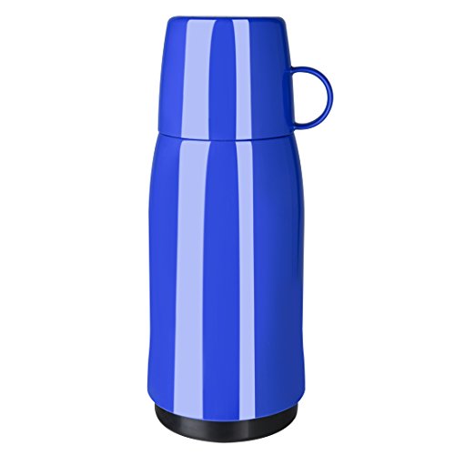 Emsa 502442 Isolierflasche, Mobil genießen, 500 ml, Schraubverschluss, Blau, Rocket