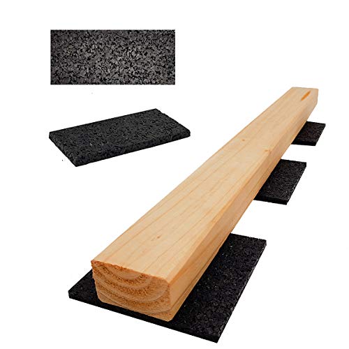 Terrassenpads 100 x 50 mm x 3mm 6mm 8mm 10mm 20mm | Unterleger aus Gummigranulat | Stärke und Menge auswählen (100 x 50 x 8 mm Menge: 50 Stück)