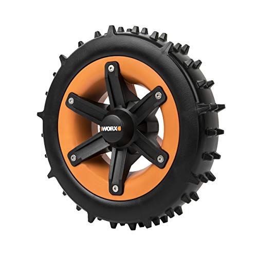 WORX WA0952 Landroid Räder Super-Grip - Für verbesserte Steigfähigkeit – Profi auf schwierigem Gelände – passend zu der Steigung bis zu 24 ° bzw. 45% – einfache Montage – nicht für VISION