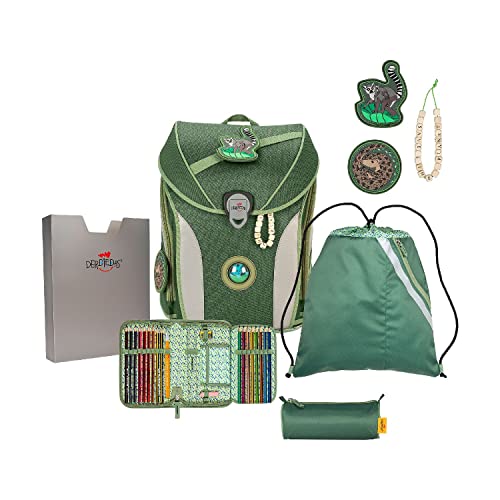 DerDieDas Schulranzen Set 5-TLG. ErgoFlex MAX Exklusiv ECO Green Planet 2023