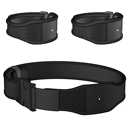 NEWZEROL 1 Set Bundgurt und Armbandgurt Kompatibel für HTC Vive Tracker 2017,2018, HTC Vive Tracker (3.0), TrackBelt Extended Band Anti Skid Tracking für VR und Motion Capture - Aktualisierte Version