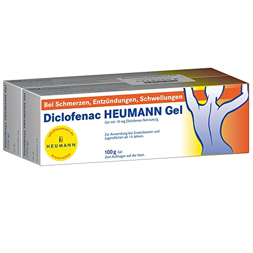 Diclofenac HEUMANN Gel: Allroundtalent bei Schmerzen, Schwellungen und Entzündungen, 200 g