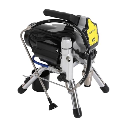 Airless Farbsprühgerät 3000PSI 2200W 23 Mpa Airless Spritzgerät Lackiergerät Airless Painter Sprayer Farbspritzgerät Farbsprühsystem mit Sprühdüse,Spritzschlauch & Verlängerungsstange