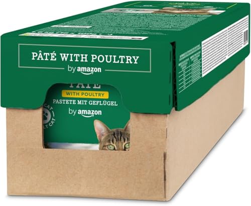 by Amazon Katzenfutter, nass, Pastete mit Geflügel, 100 g, 16 Stück (zuvor Lifelong)