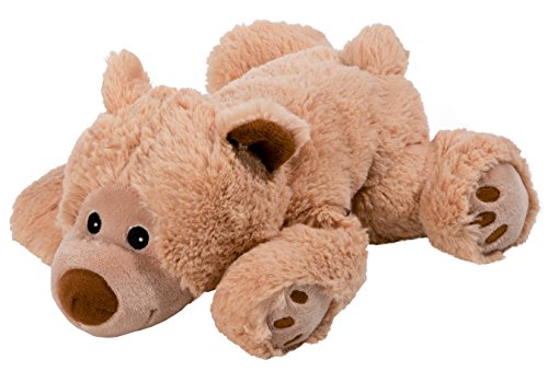 Warmies® Wärmekissen/Stofftier 'Liegender Bär' Hirse Lavendelfüllung 35cm 700g (exklusives Warmies-Design für Greenlife Value)
