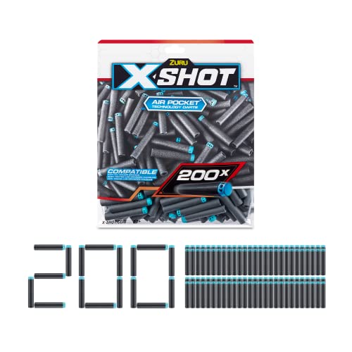 XSHOT 36592 X-Shot Excel, Schaumstoffdart Nachfüllpack, 200 Darts Nachfüllpackung