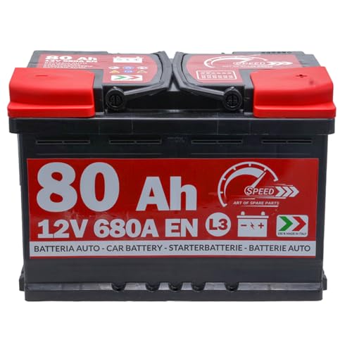 AUTOBATTERIE Original Speed L3 80 Ah 12 V 680 A Pluspol RECHTS (278 x 190 x 175)