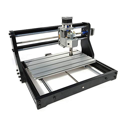 WindWilder CNC 3018 PRO 2in1 Router DIY Laser Graviermaschine Engraver Fräse GRBL-gesteuert Gravier Maschine zur Bearbeitung von Acryl, PVC, Holz, Gummi, Arbeitsbereich 300x 180 x 45mm Gravurwerkzeug