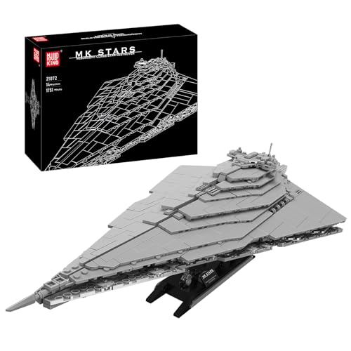 Mould King 21072 MOC Sternenzerstörer Modell, Executor-Class Star Executor Dreadnought Klemmbausteine Bauset, Kompatibel mit Technik Star Destroyer