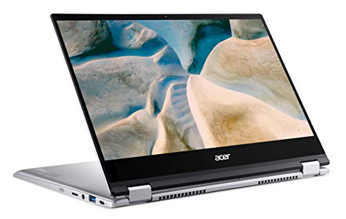 Acer Chromebook Spin 514 (CP514-1H-R7PZ) Laptop | 14 Full HD Touch-Display | AMD Athlon Silver 3050C | 4 GB RAM | 128 GB eMMC | AMD Radeon Grafik | Google ChromeOS | Silber
