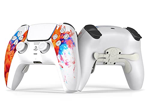 King Controller PS5 - Programmierbare Quad Curved Paddles - Prime Color Splash - DualShock - PlayStation 5 - Wireless PS5-Controller