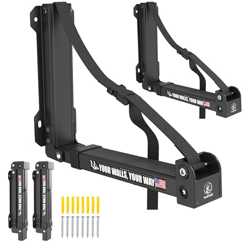 GanFindX Unisex – Erwachsene Kayak Wall Mount-200 Kajak-Wandhalterung, Helles Schwarz, Standard