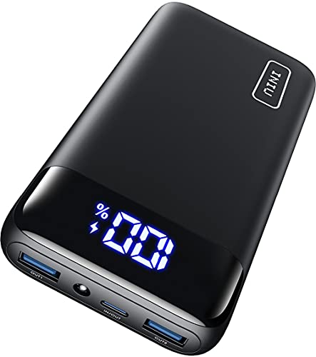 INIU Power Bank, 22,5W Powerbank Klein Aber Stark 20000mAh (USB C Input & Output), PD 3.0 QC 4.0 Externe Handyakkus with LED Display, Kompatibel mit iPhone 16 15 14 13 12 Pro Max Samsung iPad Huawei