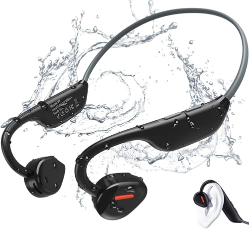ANCwear Open Ear Kopfhörer Bluetooth 5.3, Bluetooth Kopfhörer Sport IP67 wasserdichte, Wireless Earbuds Ultraleicht 27g für Fahrradfahren Gym Running Work