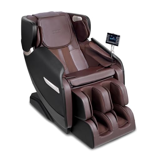 VEVOR-Massagesessel – Ganzkörper-Schwerelosigkeitssessel mit Mehreren Automatischen Modi, 3D-Shiatsu, Heizung, Bluetooth-Lautsprecher, Airbag, Fußrolle und Touchscreen