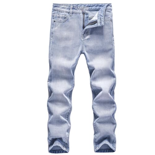 Hovershoes Jungen Jeans Kinder Jeanshose Lässige Slim Fit Jeans für Kinder, Zerrissene Stretch Skinny Jeans Hose Alter 5-14 Jahre