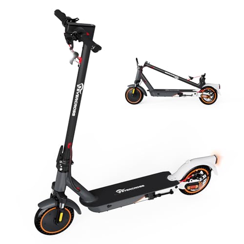 EVERCROSS EV85F E-Scooter mit Straßenzulassung (ABE), Faltbarer Elektroroller für Erwachsene mit APP - 400W Motor, 7,8AH Batterie, 15KG Gewicht, Max Belastung 120 kg, Duales Brems, Zwei Stoßdämpfer