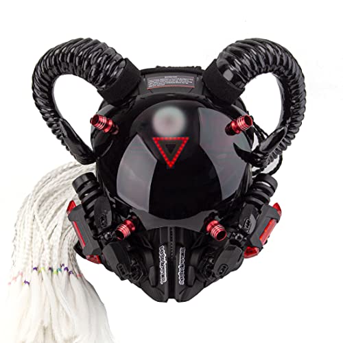 AYAY Cosplay Kostüm Maske, Future Punk Helm Maske, Cosplay Kostüm Requisiten für Halloween Party