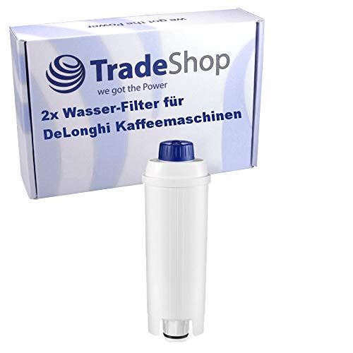 Trade-Shop 2X Wasser-Filter für DeLonghi ETAM Primadonna XS Deluxe 29.510.B 29.510.SB 29.620.SB 29.660.SB 29.666.S 29.666.T 36.365 36.365 36.365.M