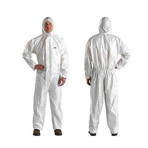 3M 45104XL Schutzanzug, Typ 5/6, Größe 4XL, Weiss