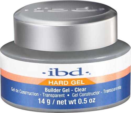 IBD Hard Gel – Builder Gel Clear, 1er Pack (1 x 14 g)