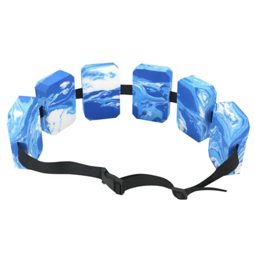 Schwimmgürtel für Kinder Verstellbarer Schwimmhilfe Schwimmkissen Kinder 7-10 Jahre mit 6 Eva Schwimmkissen, Swim Belt Schwimmhilfe für Jungen Mädchen (Blue)