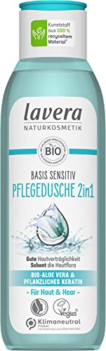 Lavera Pflegedusche 2in1, Bio-Aloe Vera und pflanzliches Keratin, 250 ml