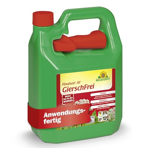 Neudorff Finalsan AF GierschFrei – Schnell wirkender Unkrautvernichter gegen Giersch und Ackerschachtelhalm für 100 m². Wirkt bis in die Wurzel, 3 Liter