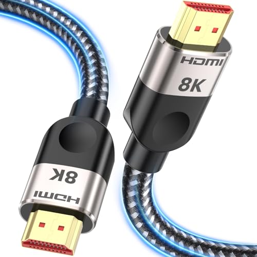 Southlight HDMI 2.1 Kabel 10Meter [8K@60Hz,4K@120Hz144Hz,48Gbps] Ultra High speed 7680P eARC HDCP 2.2&2.3 DTS:X Dynamische HDR Dolby Atmos Kompatibel mit Soundbar/PS2/PS5/Xbox/Roku TV
