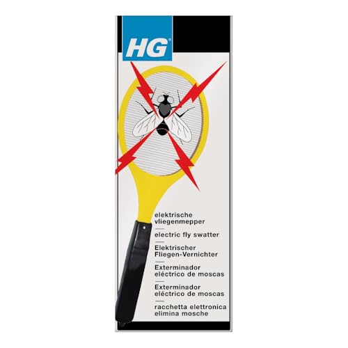 HGX Elektrischer Mücken-, Fliegen- und Wespenvernichter, schnell & wirksam für eine saubere Insektenvernichtung ohne Chemie und ohne Wandflecken - 1 Stück