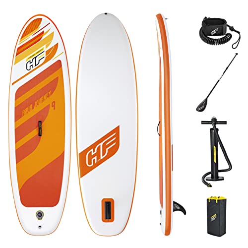 Bestway Hydro-Force SUP Allround Board-Set, Aqua Journey, Mehrfarbig, 274 x 76 x 12 cm, mit Paddel