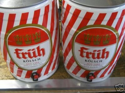 2 Fässer a 5,0 Liter Früh Kölsch Partyfass Dose Bier 4,8%