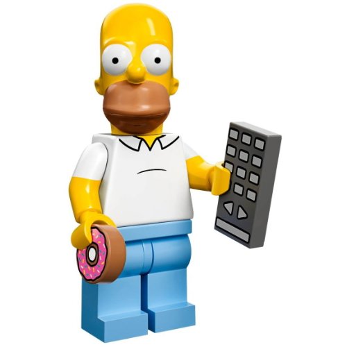 The Simpsons Lego Minifigur Homer