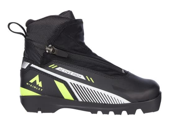 McKinley Active Pro Langlauf-Schuh, Black/Yellow, X-Large