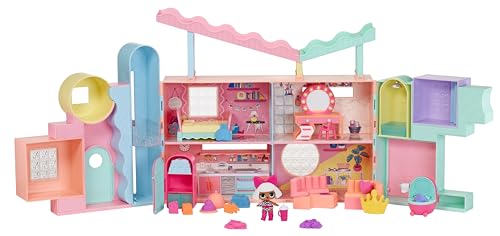 L.O.L. Surprise! Squish Sand Magic House mit Sammelpuppe Diva - Spielset mit Sammlerpuppe, Squish Sand, Überraschungen und Zubehör - Ideal für Mädchen ab 4 Jahren