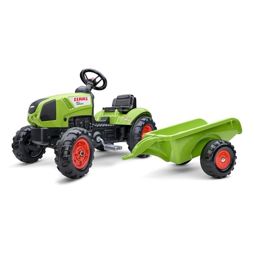 Falk 2040A Claas Falk-2040A-Claas Arion 410/Anhänger-Grün, Claasgrün, one Size