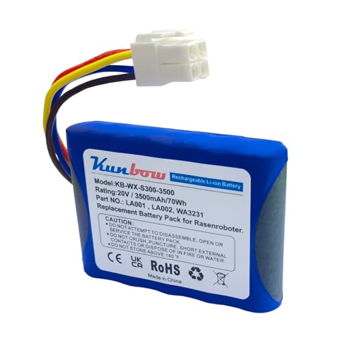 20V 3500mAh Rasenroboter-Akku, Ersatzakku für Landxcape LX790i/LX790/LX792/LX795/LX796/LX797/LX991 & Ferrex 800 m² 2021, LA0001/LA0002/WA3230/WA3231 akku für Automower.