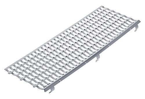 DACHRINNENSCHUTZ/LAUBFANGSTREIFEN'PRO' 1 Meter Elemente | Farbe: grau