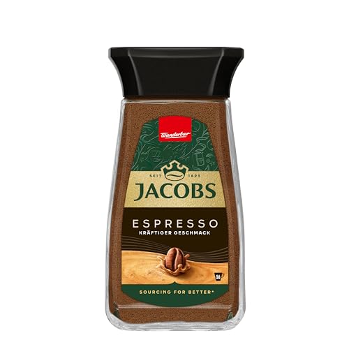 Jacobs löslicher Kaffee, Instant Kaffee, Espresso, 100g